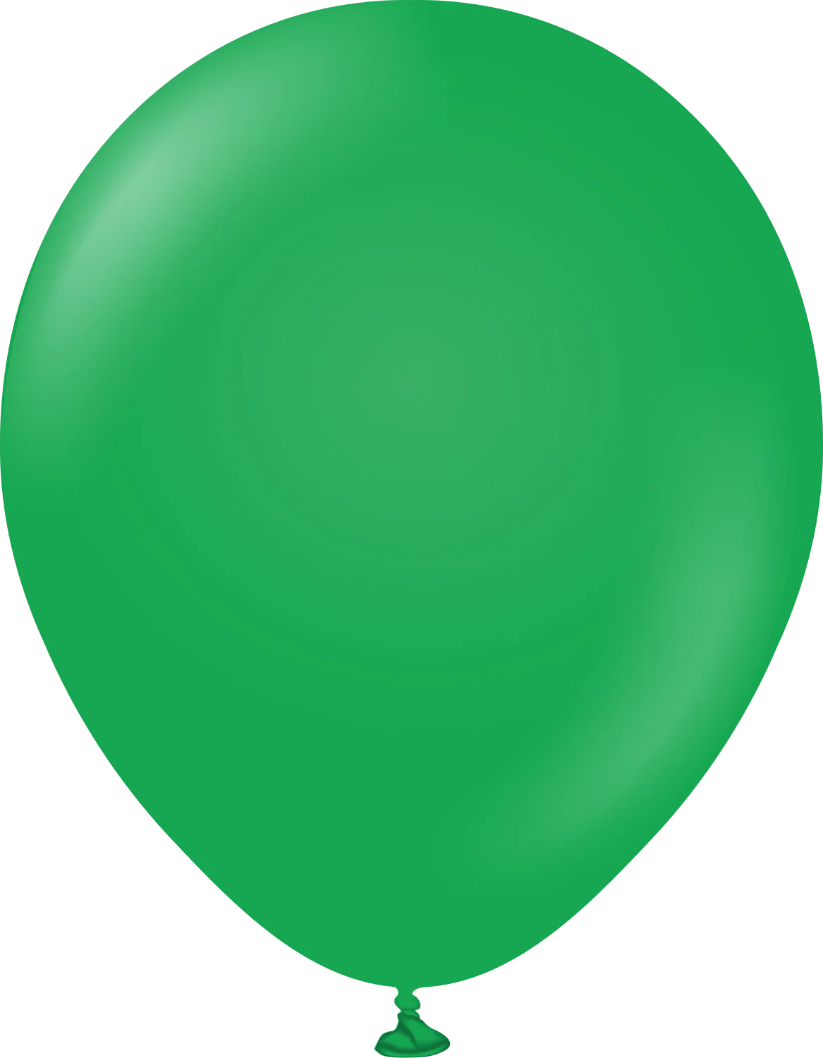 18" Kalisan Latex Balloons Standard Green (25 Per Bag)