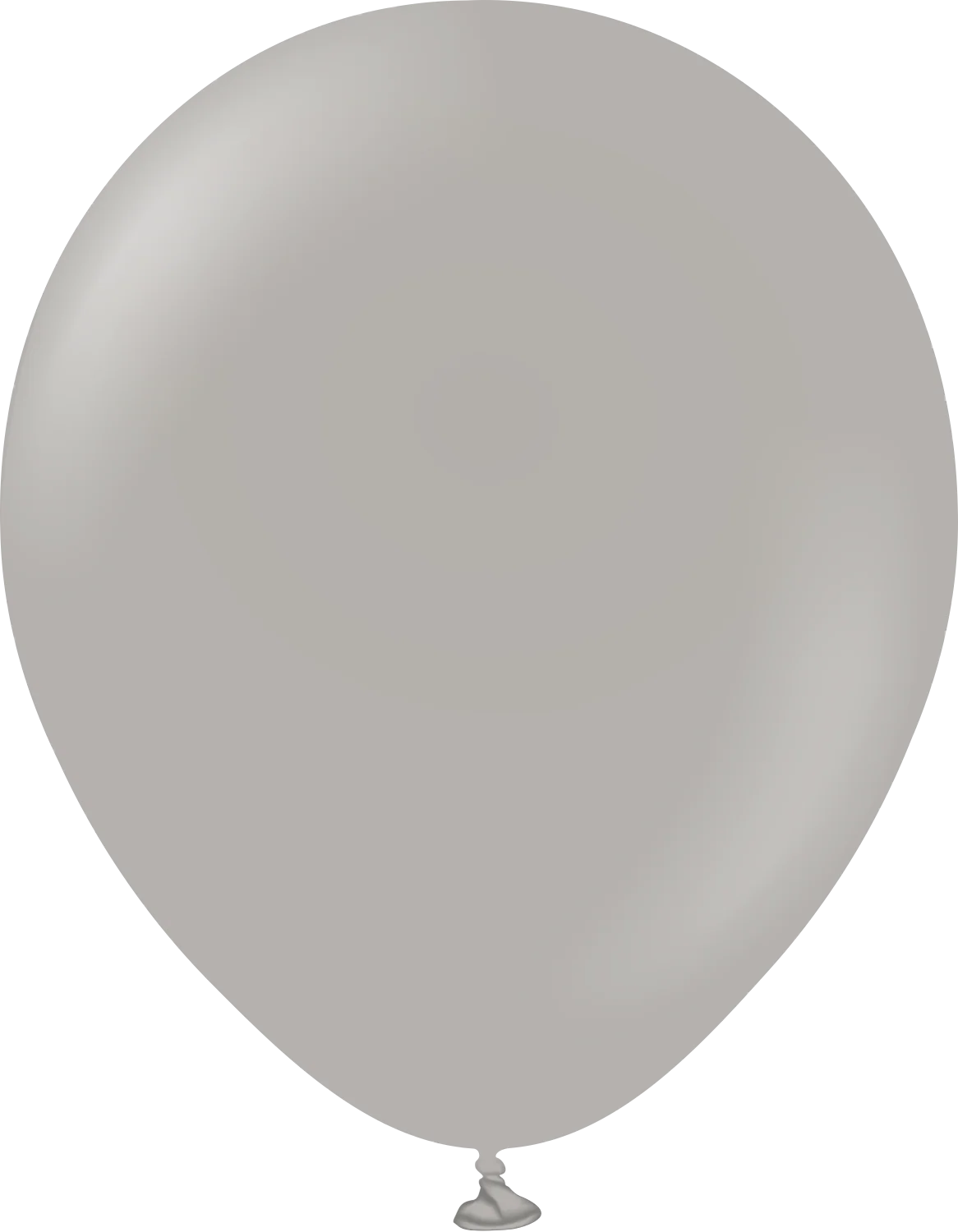 18" Kalisan Latex Balloons Standard Grey (25 Per Bag)