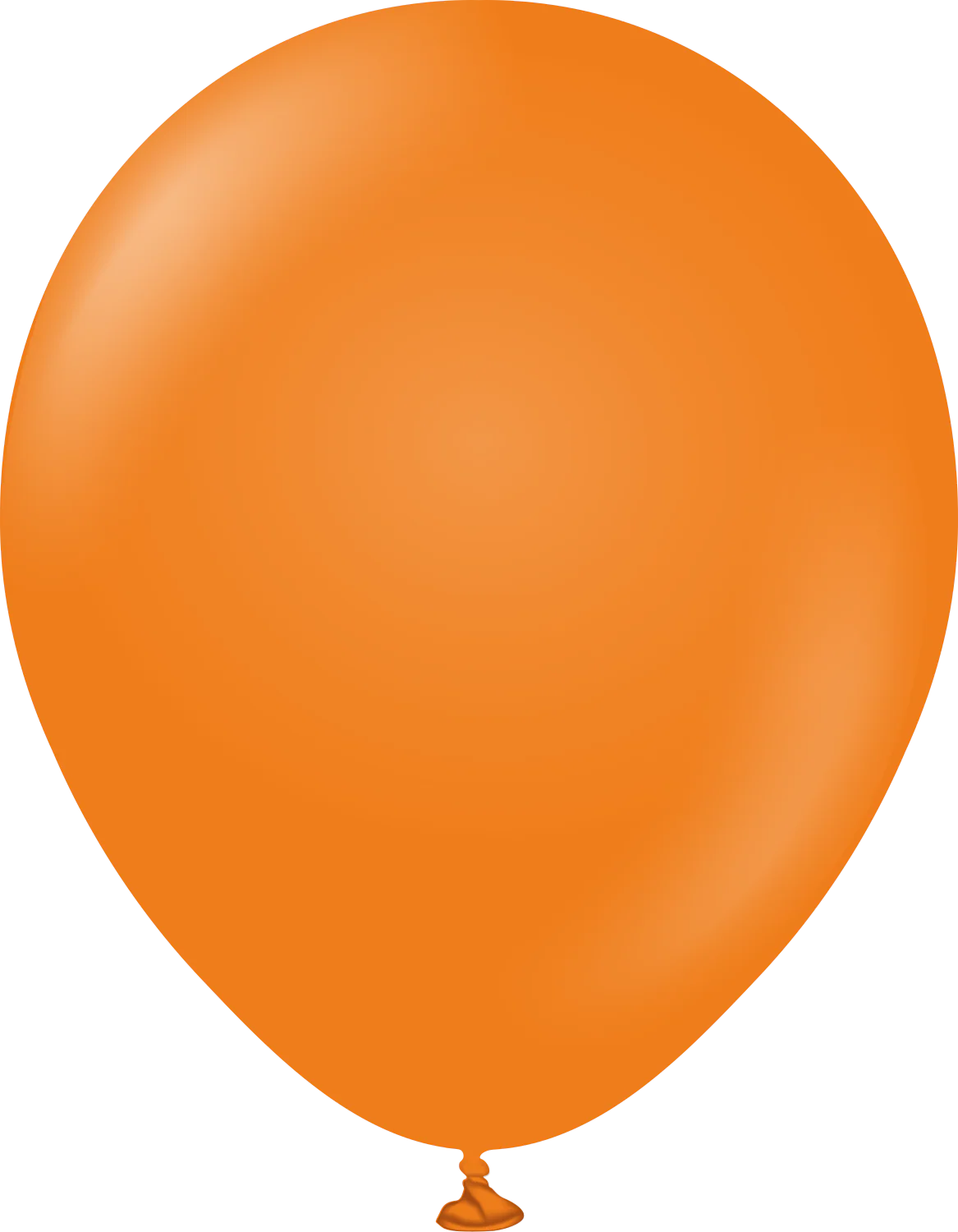 18" Kalisan Latex Balloons Standard Orange (25 Per Bag)