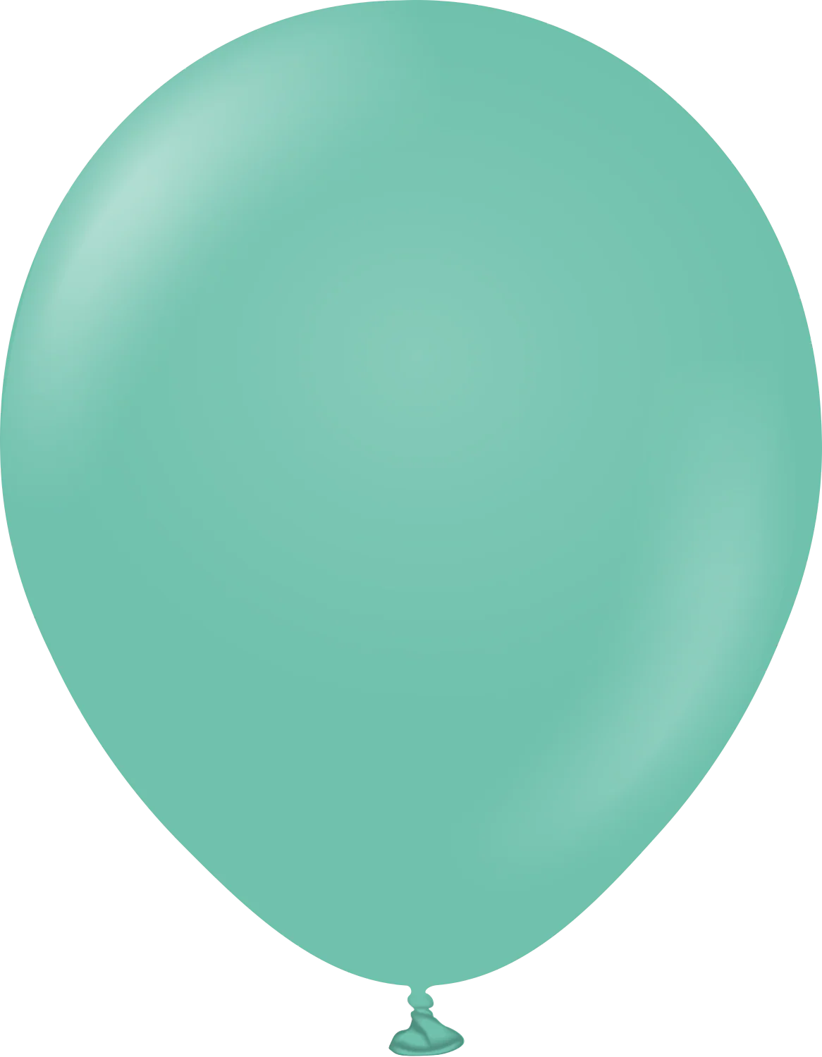 18" Kalisan Latex Balloons Standard Sea Green (25 Per Bag)