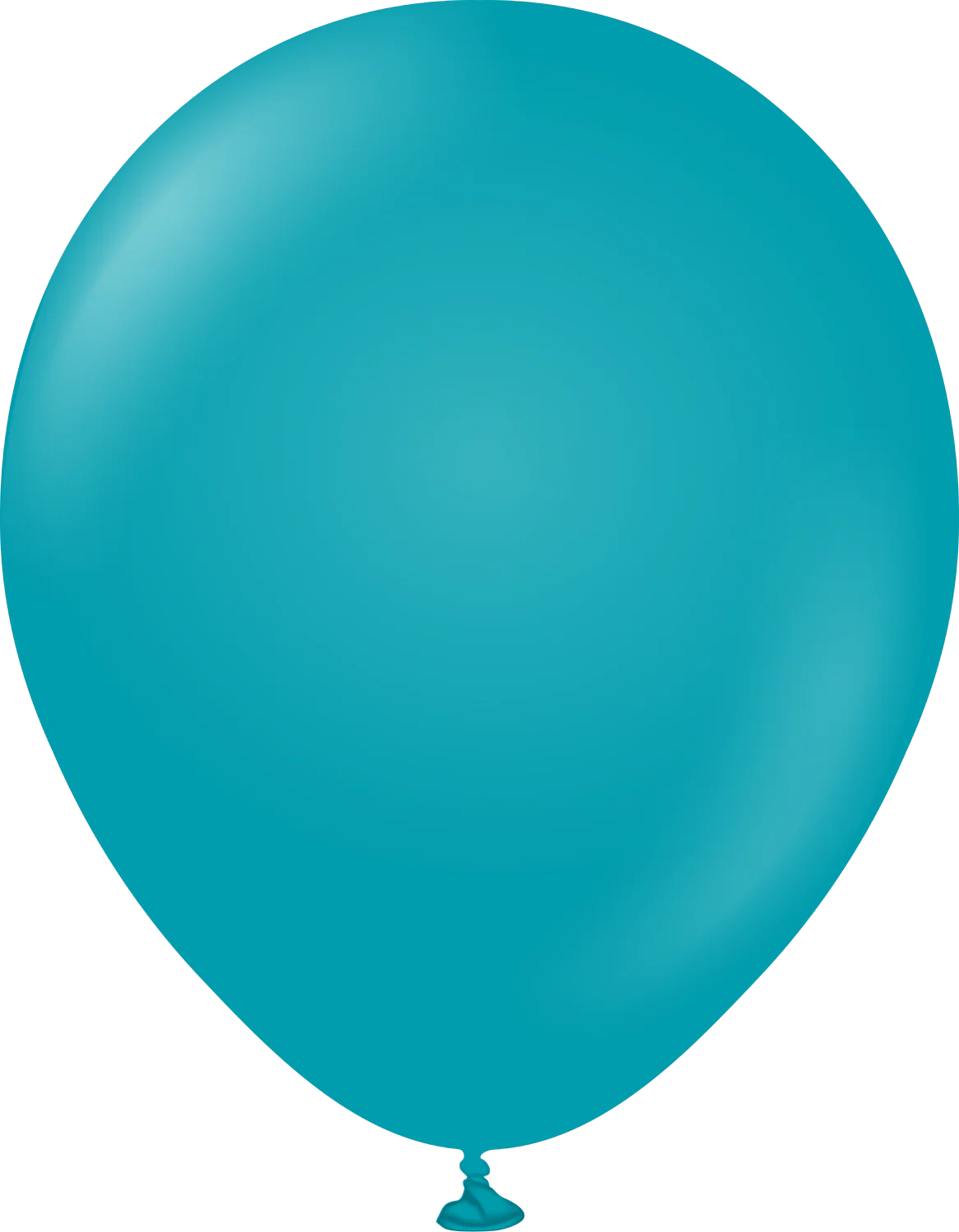 18" Kalisan Latex Balloons Standard Turquoise (25 Per Bag)