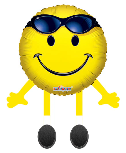 18" Little Friend With Glasses Foil Balloon