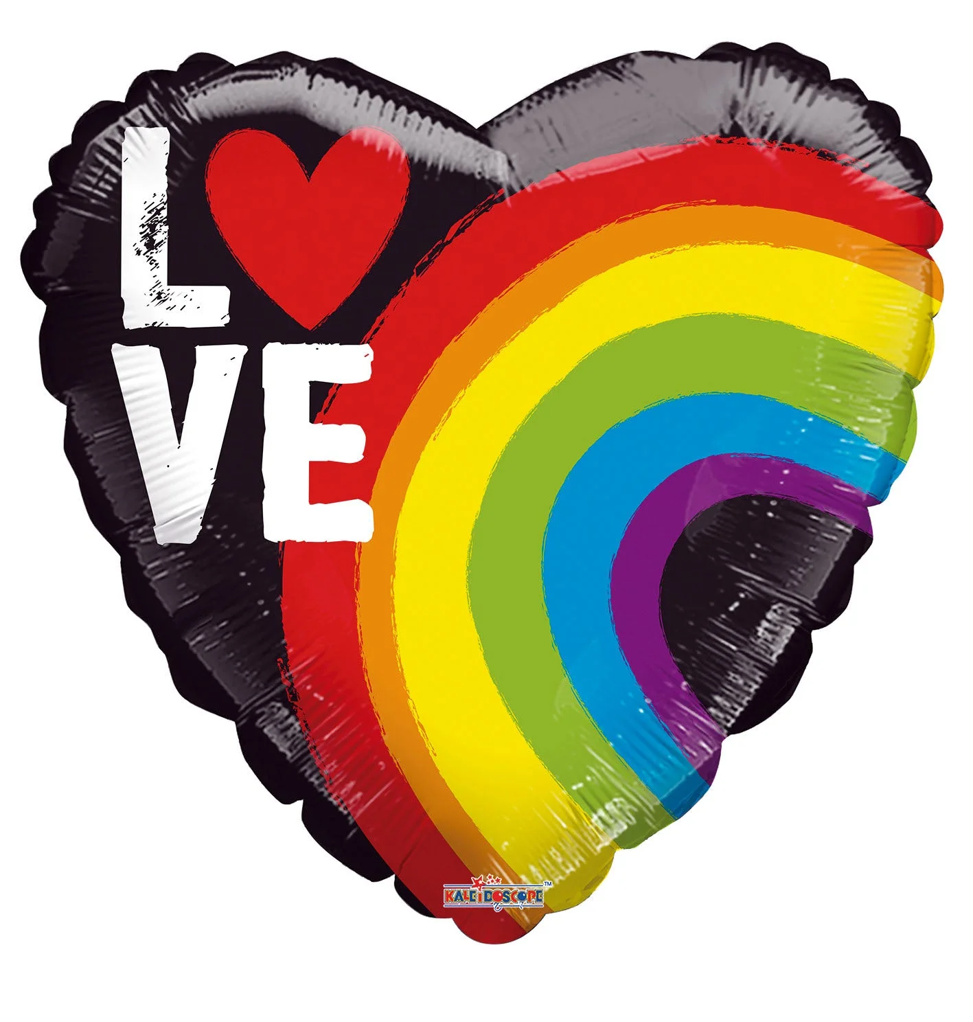18" Love Rainbow Gellibean Balloon