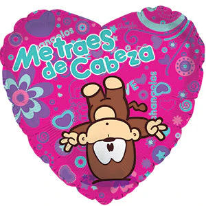 18" Me Encantas! I Love You Balloon (Spanish)