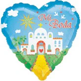 18" Mi Boda Spanish Balloon