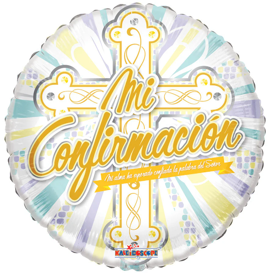 18" Mi Confirmacion Cruz Balloon (Spanish)
