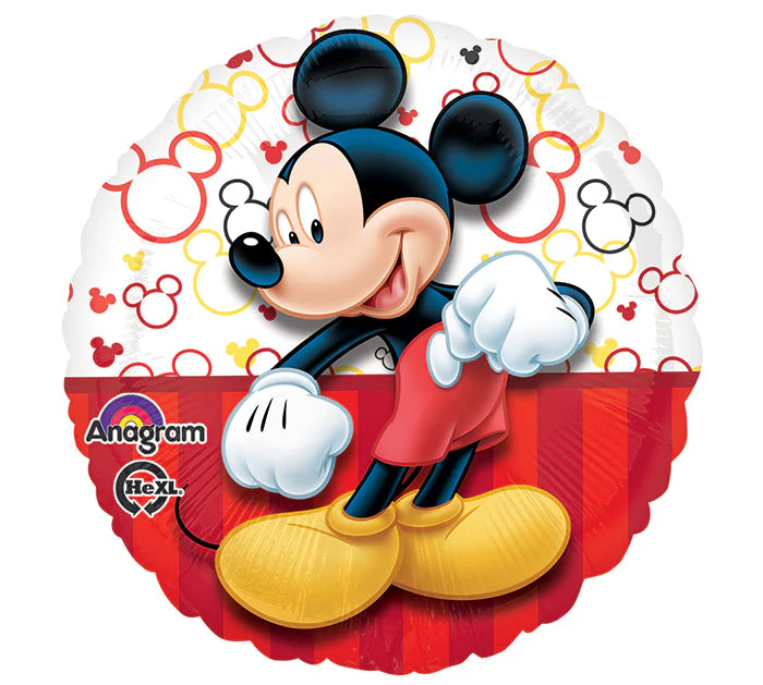 18" Mickey Portrait Balloon Packaged