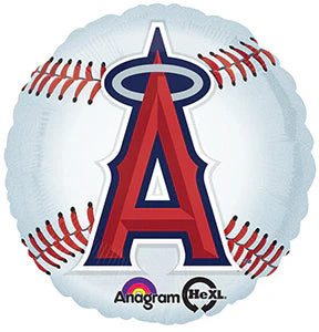 18" MLB L.A. Angels of Anaheim Baseball Balloon