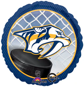 18" NHL Hockey Nashville Predators Mylar Balloon