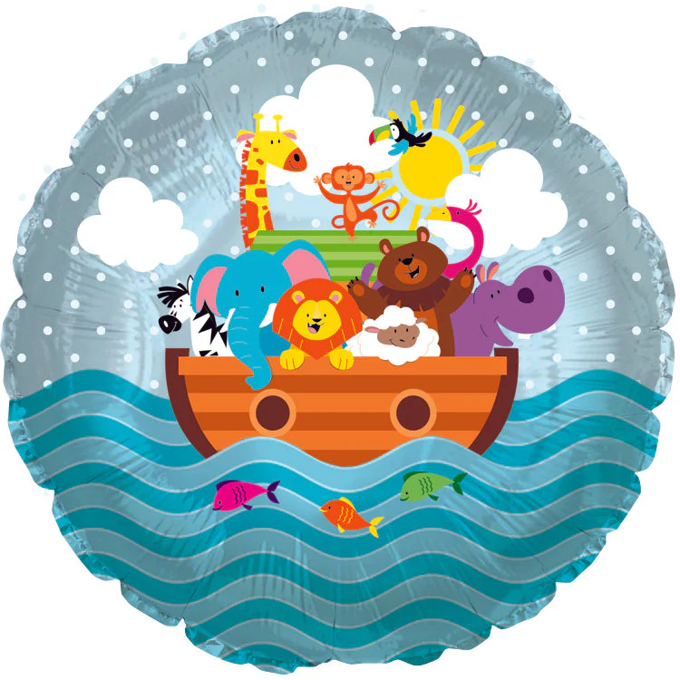18" Noah's Ark Foil Balloon