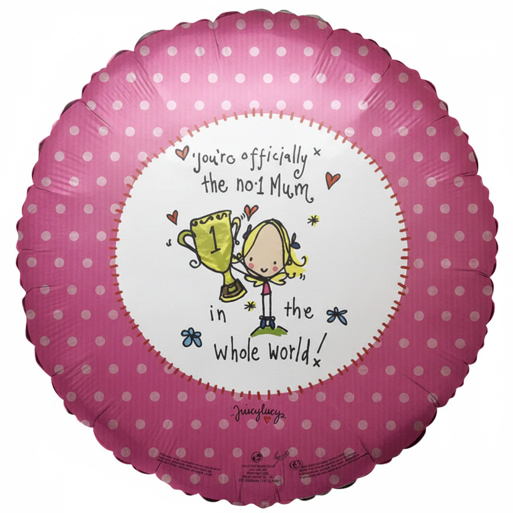 18" Officially No. 1 Mum Foil Balloon