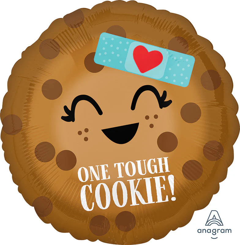 18" One Tough Cookie Get Well Foil Balloon