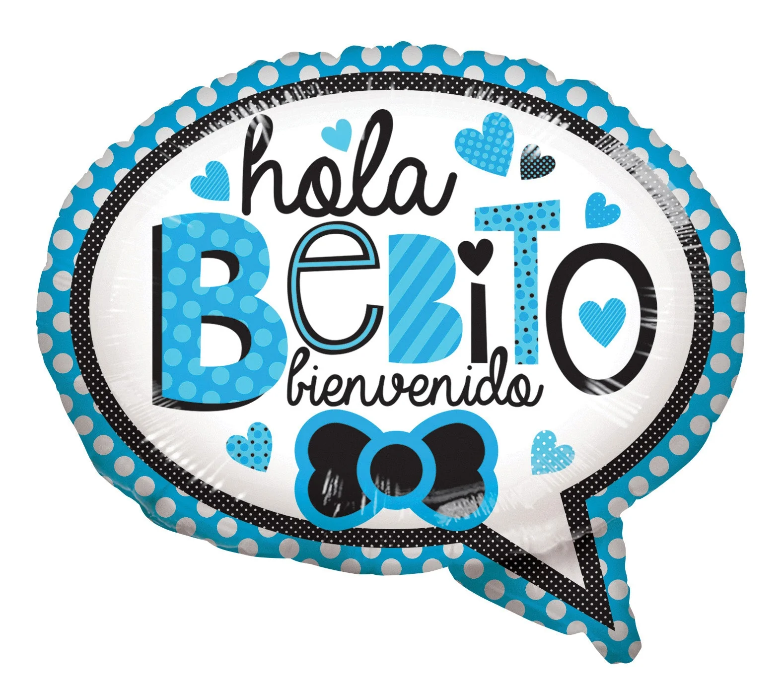 18" Pensamiento Bebito Shape Gellibean Balloon (Spanish)