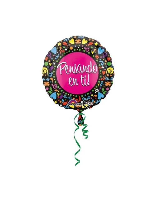 18" Pensando En Ti (Spanish Thinking of You) Packaged Balloon