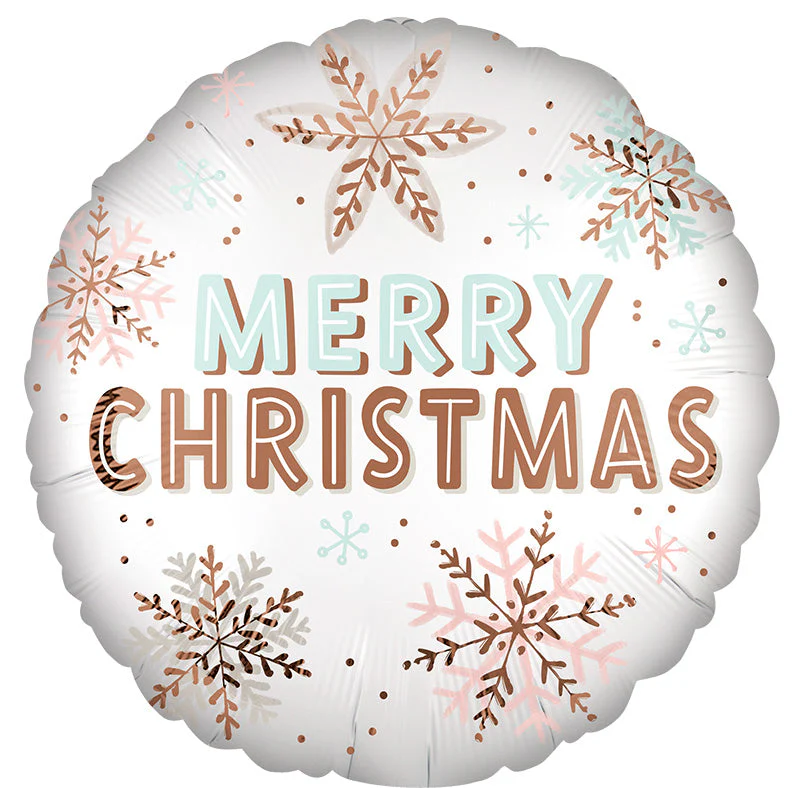 18" Satin Christmas Winter Wonderland Foil Balloon