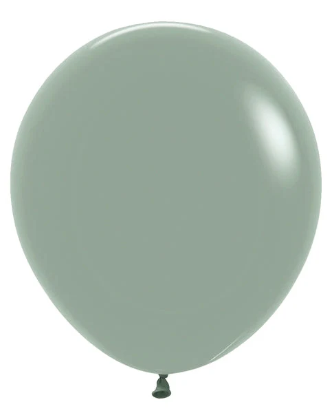 18" Sempertex/Betallatex Latex Balloons (25 Per Bag) Pastel Dusk Laurel Green