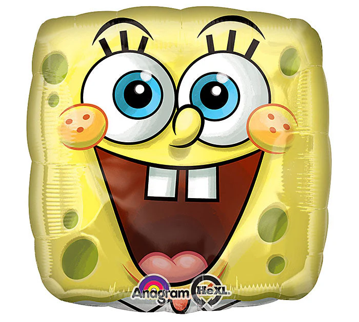 18" SpongeBob Balloon Square Face Foil
