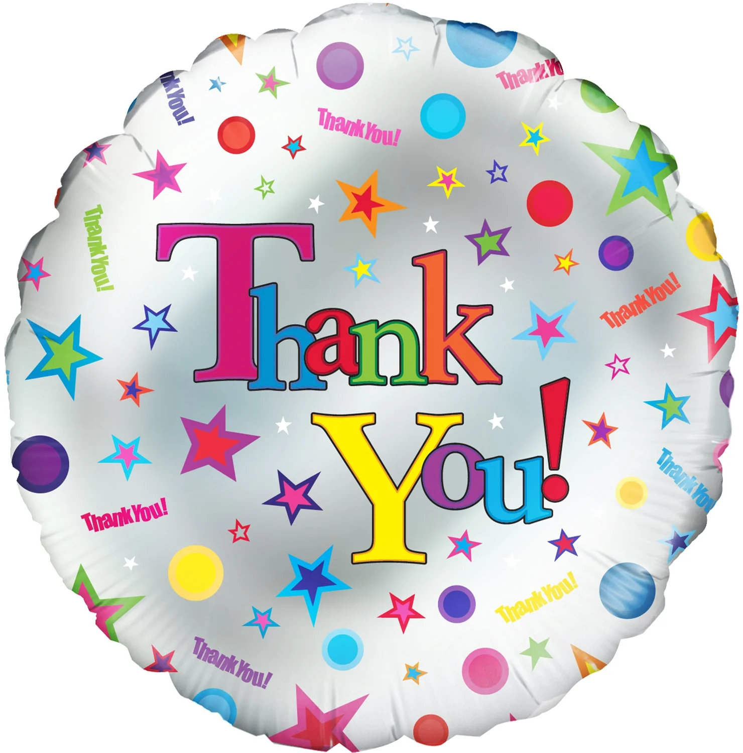 18" Thank You Oaktree Foil Balloon