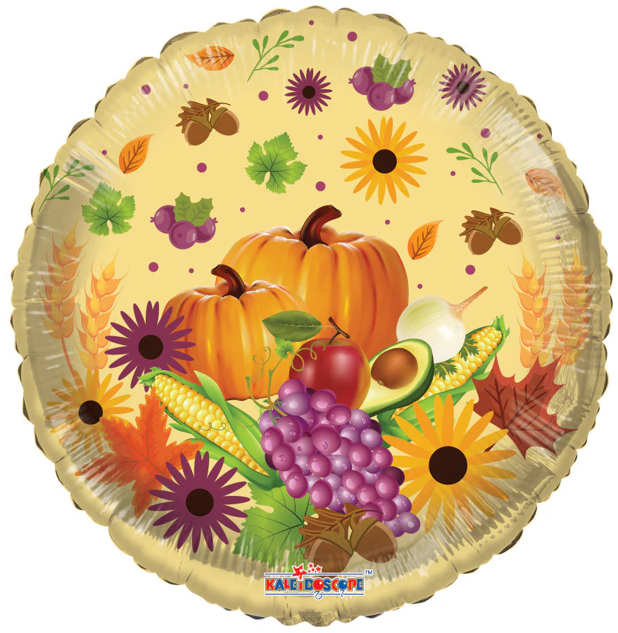 18" Thanksgiving Elements Foil Balloon
