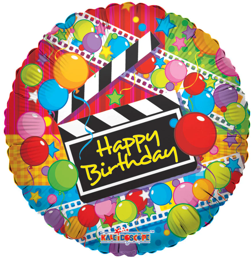 18" The Movie Balloon Round Balloon