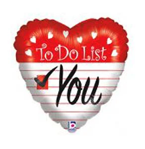 18" To Do List -You (Adult Balloon)