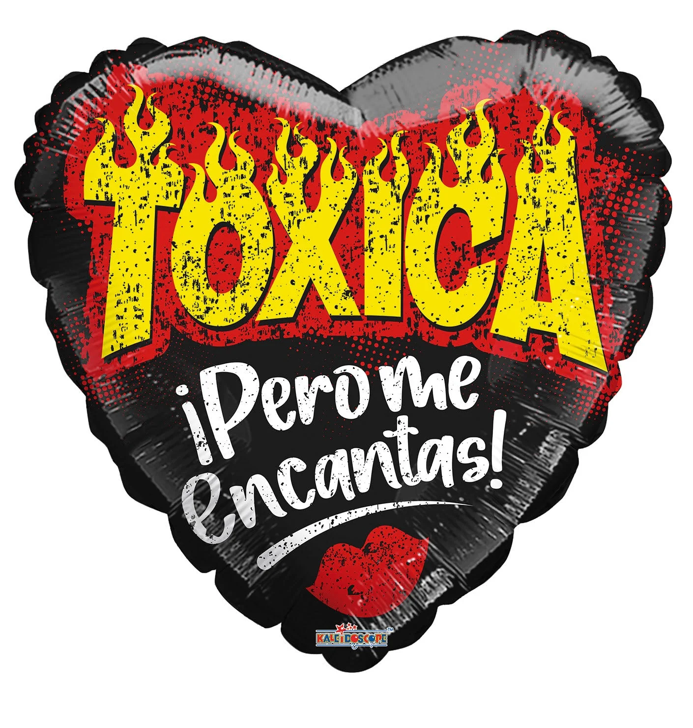 18" Tóxica Fuego Gellibean Balloon (Spanish)