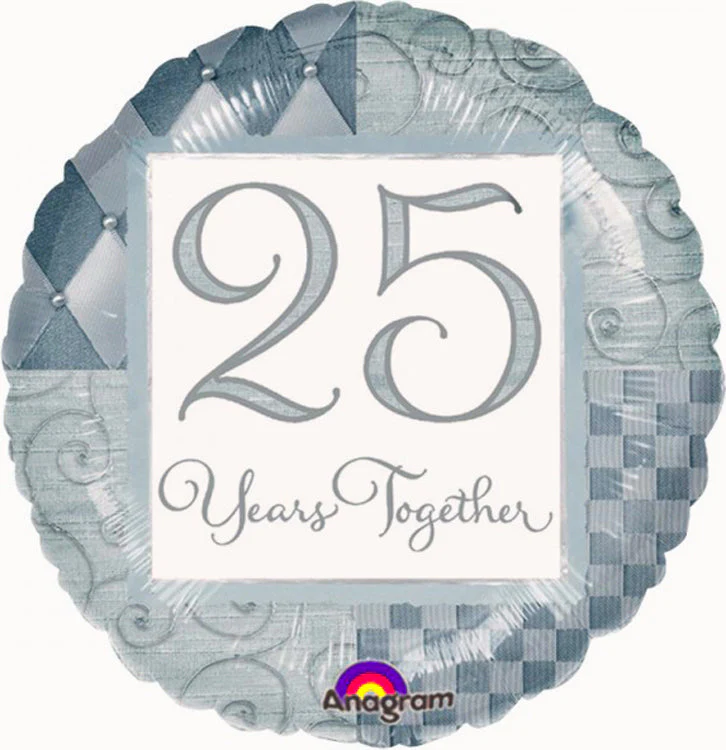 18" 25 Years Together XL Foil Balloon