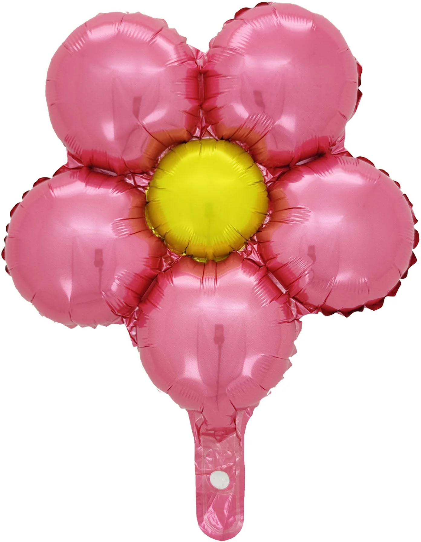 18" Airfill Only Flower Foil Balloons Pink