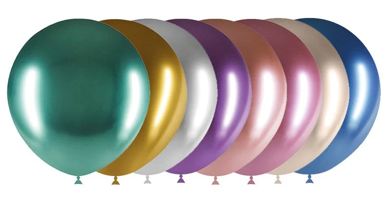 18" Balloonia Latex Balloons Professional Line Brilliant Assorted (10 Per Bag) - Image 2