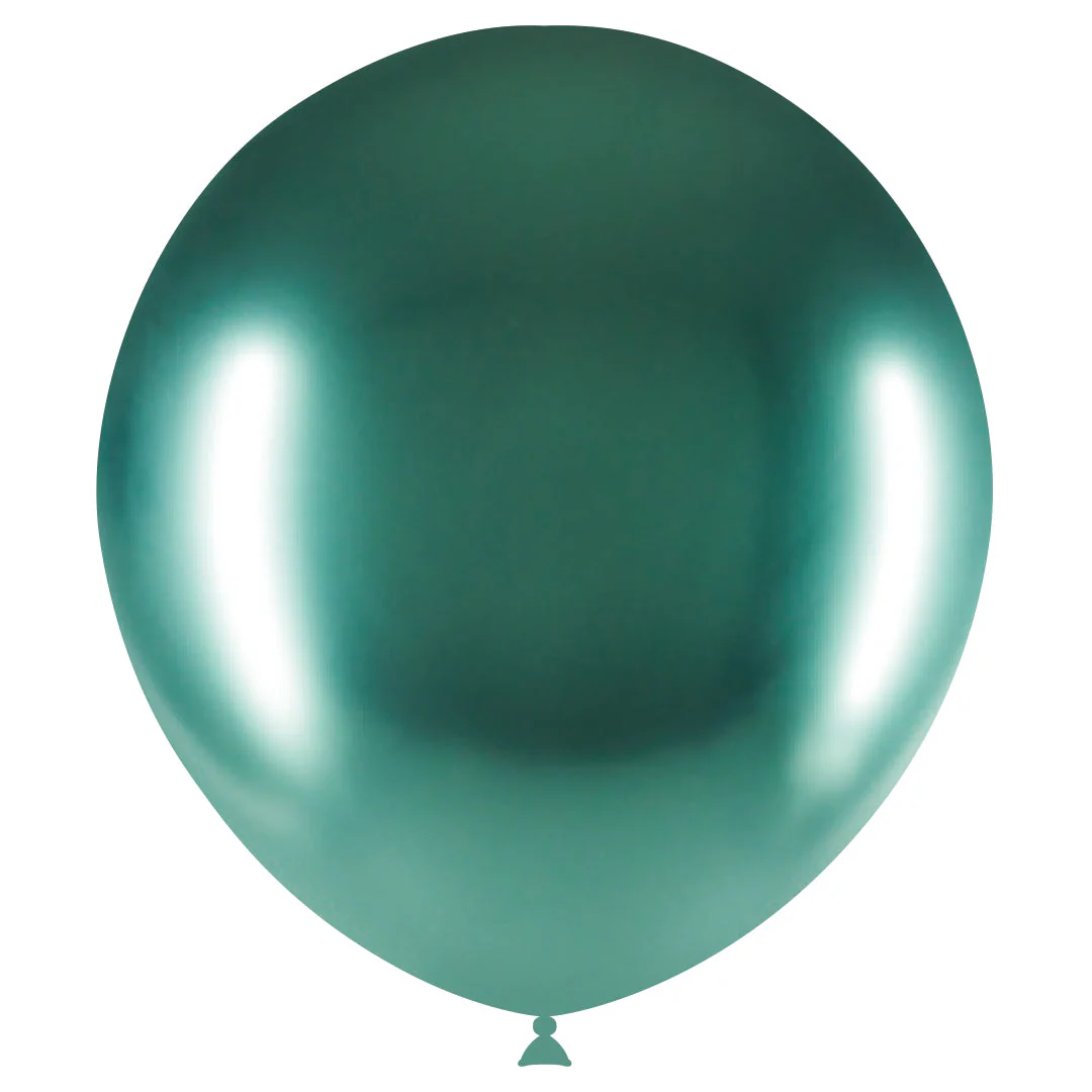 18" Balloonia Latex Balloons Professional Line Brilliant Green (10 Per Bag)