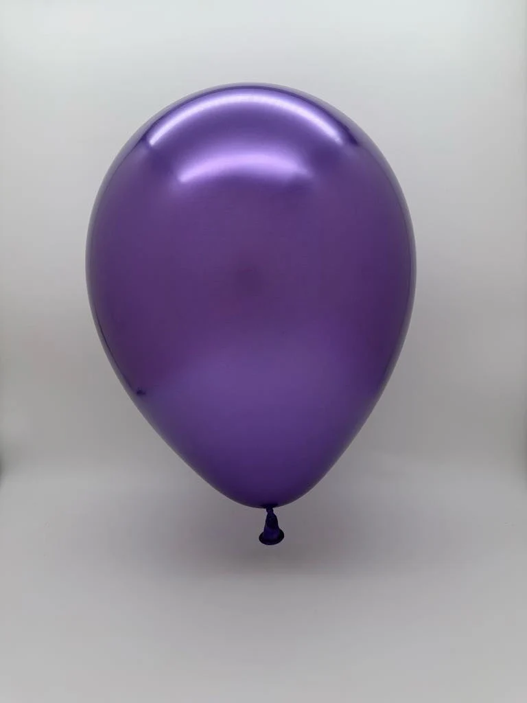 18" Balloonia Latex Balloons Professional Line Brilliant Purple (10 Per Bag) - Image 2