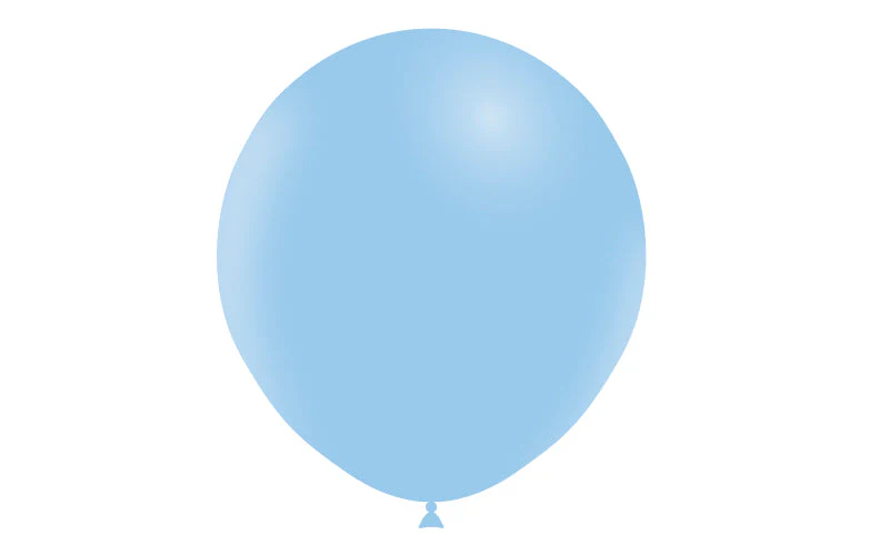 18" Balloonia Latex Balloons Professional Line Matte Blue (10 Per Bag) - Image 3