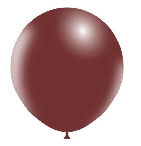 18" Balloonia Latex Balloons Professional Line Standard Chocolate (10 Per Bag)