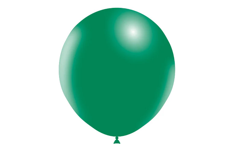 18" Balloonia Latex Balloons Professional Line Standard Forest Green (10 Per Bag) - Image 3