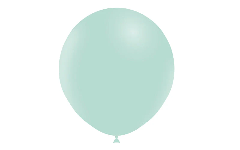 18" Balloonia Latex Balloons Professional Line Matte Green (10 Per Bag) - Image 3
