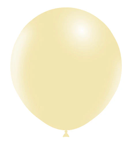 18" Balloonia Latex Balloons Professional Line Standard Ivory (10 Per Bag)