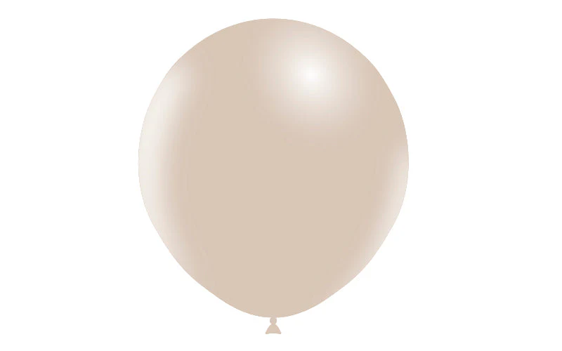 18" Balloonia Latex Balloons Professional Line Standard Nude (10 Per Bag) - Image 3