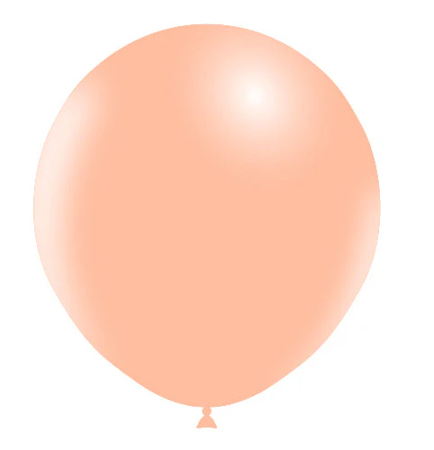 18" Balloonia Latex Balloons Professional Line Standard Peach (10 Per Bag)