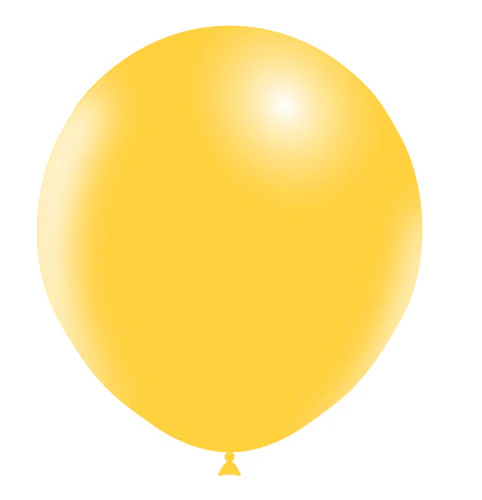 18" Balloonia Latex Balloons Professional Line Standard Yellow (10 Per Bag)