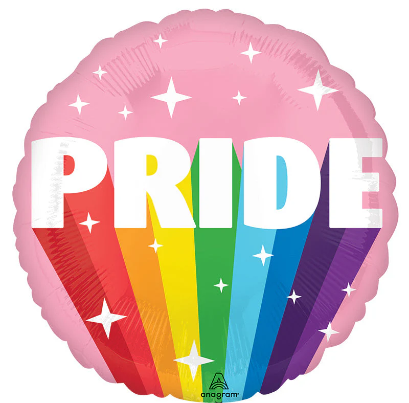 18" Burst of Pride Foil Balloon