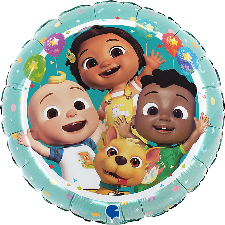 18" CoComelon Foil Balloon - Image 3