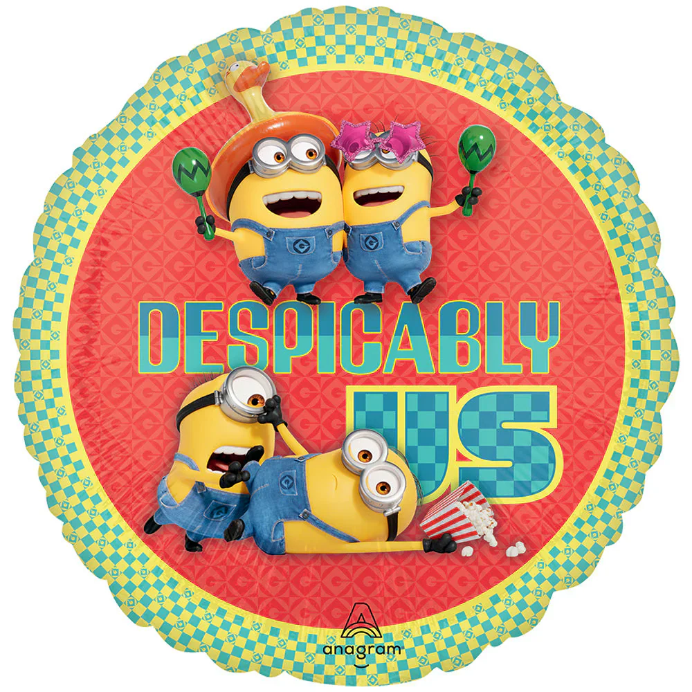 18" Despicable Me 4 Foil Balloon