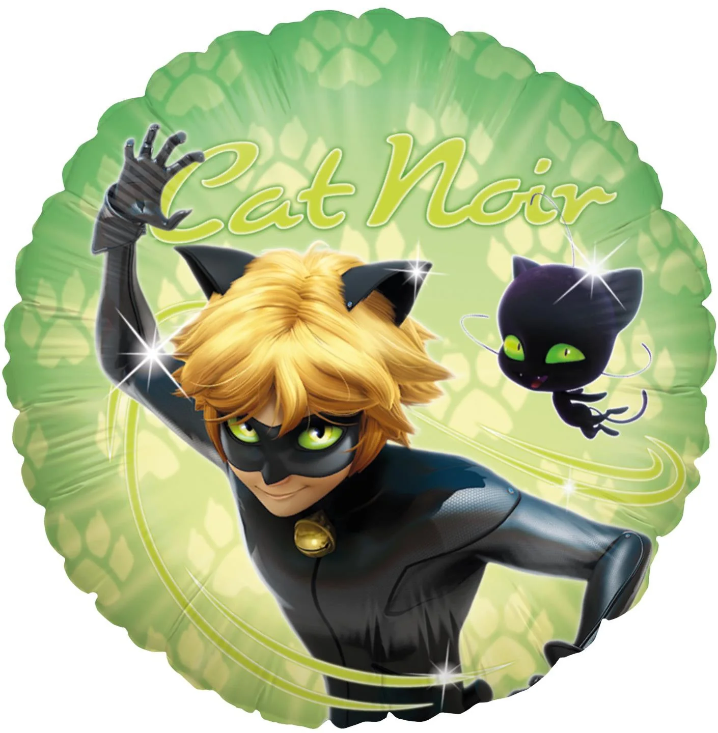 18" Foil Balloon Miraculous Green