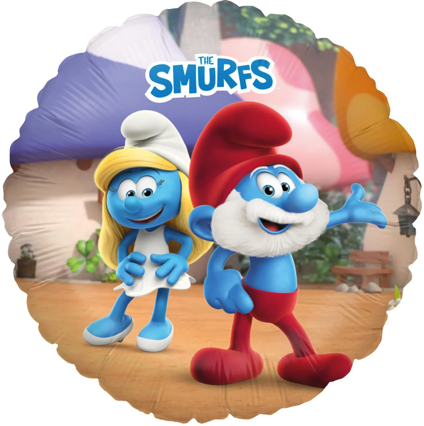 18" Foil Balloon Smurfs Papa Smurf