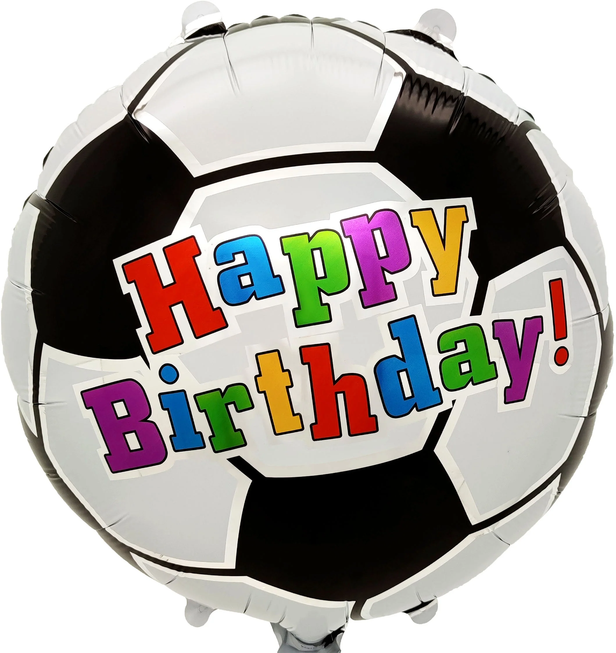 18" Happy Birthday Soccer Foil Balloon
