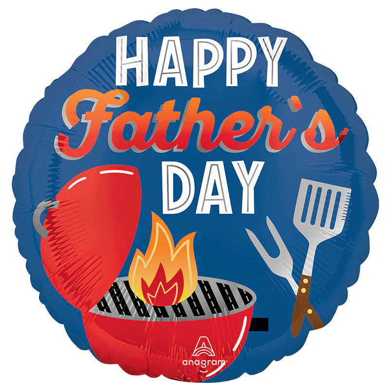 18" Happy Father's Day Grill-iant Dad Foil Balloon