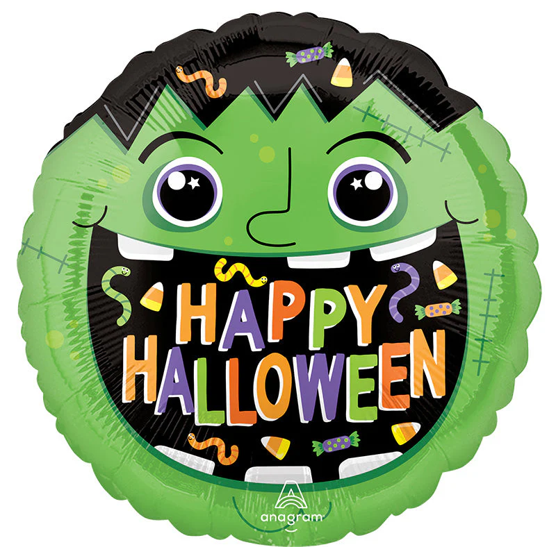 18" Haunted Manor Monster Foil Balloon - Image 2