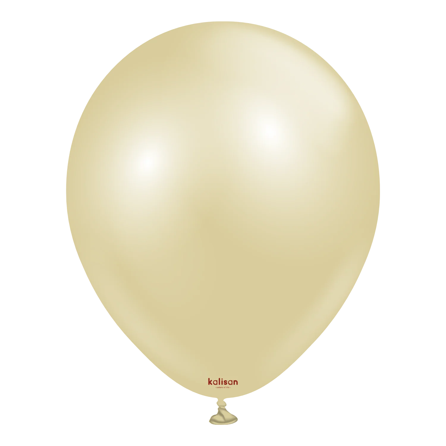 18" Kalisan Brand Latex Balloons Aura Antique Gold (25 Per Bag)
