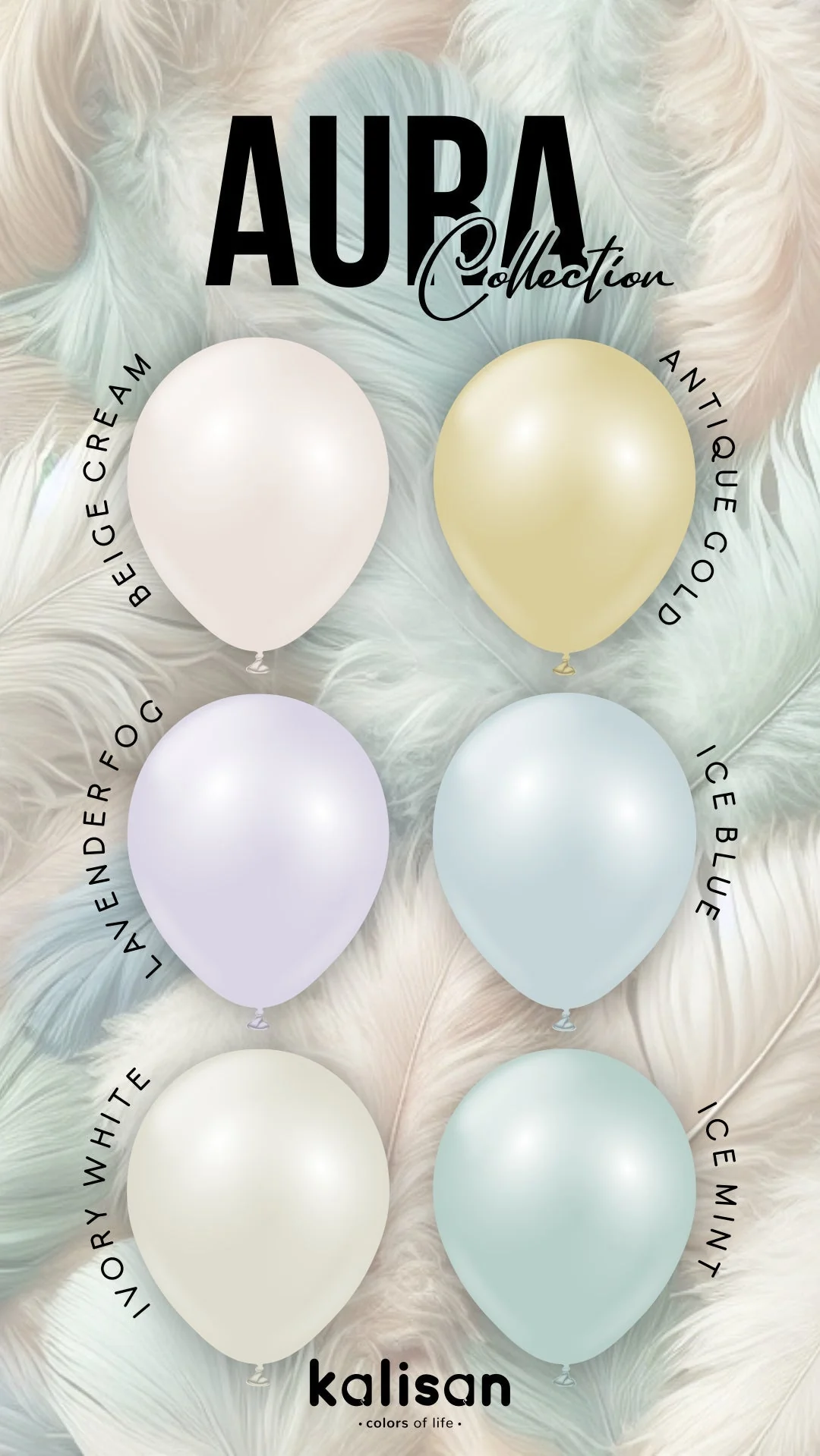 18" Kalisan Brand Latex Balloons Aura Antique Gold (25 Per Bag) - Image 7