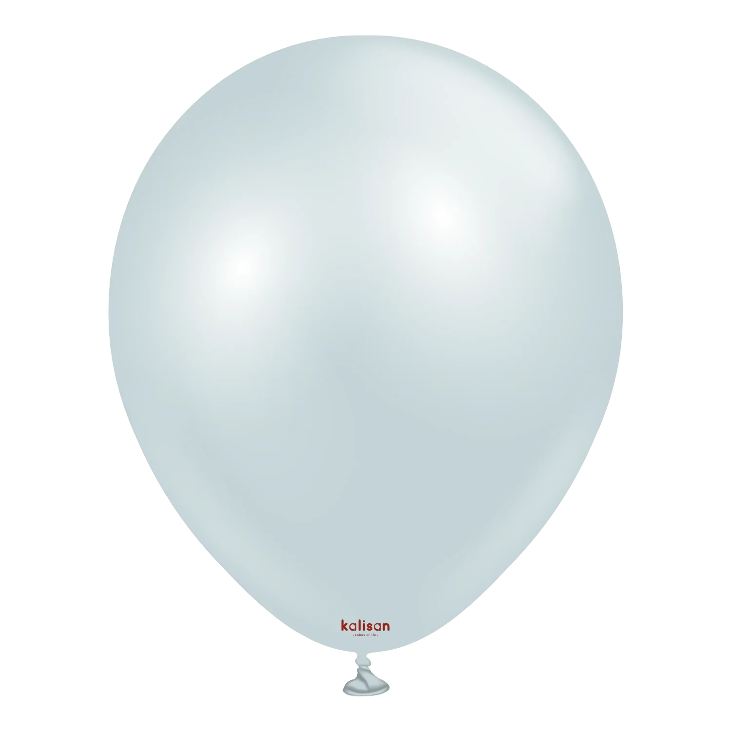 18" Kalisan Brand Latex Balloons Aura Ice Blue (25 Per Bag)
